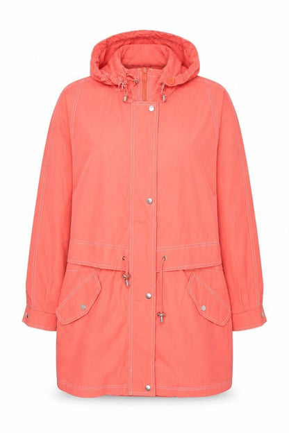 Womens UK Size 14-16 Berkertex Red Parka Coat