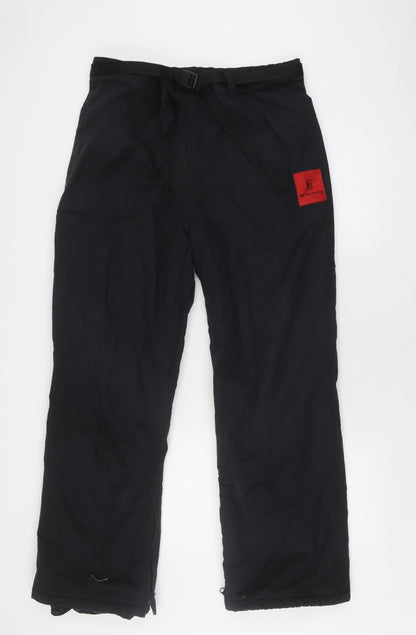 Ski Collection Men's Black Snow Pants M Waterproof Insulated
