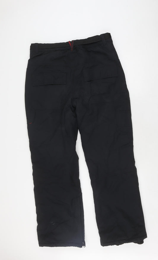 Ski Collection Men's Black Snow Pants M Waterproof Insulated