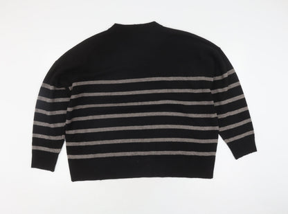 Womens UK Size XL Marks and Spencer Black Pullover Jumper