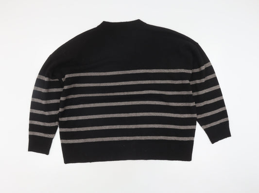 Womens UK Size XL Marks and Spencer Black Pullover Jumper