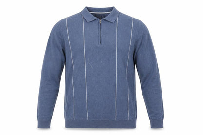 Mens UK Size L Marks and Spencer Blue Full Zip Jumper