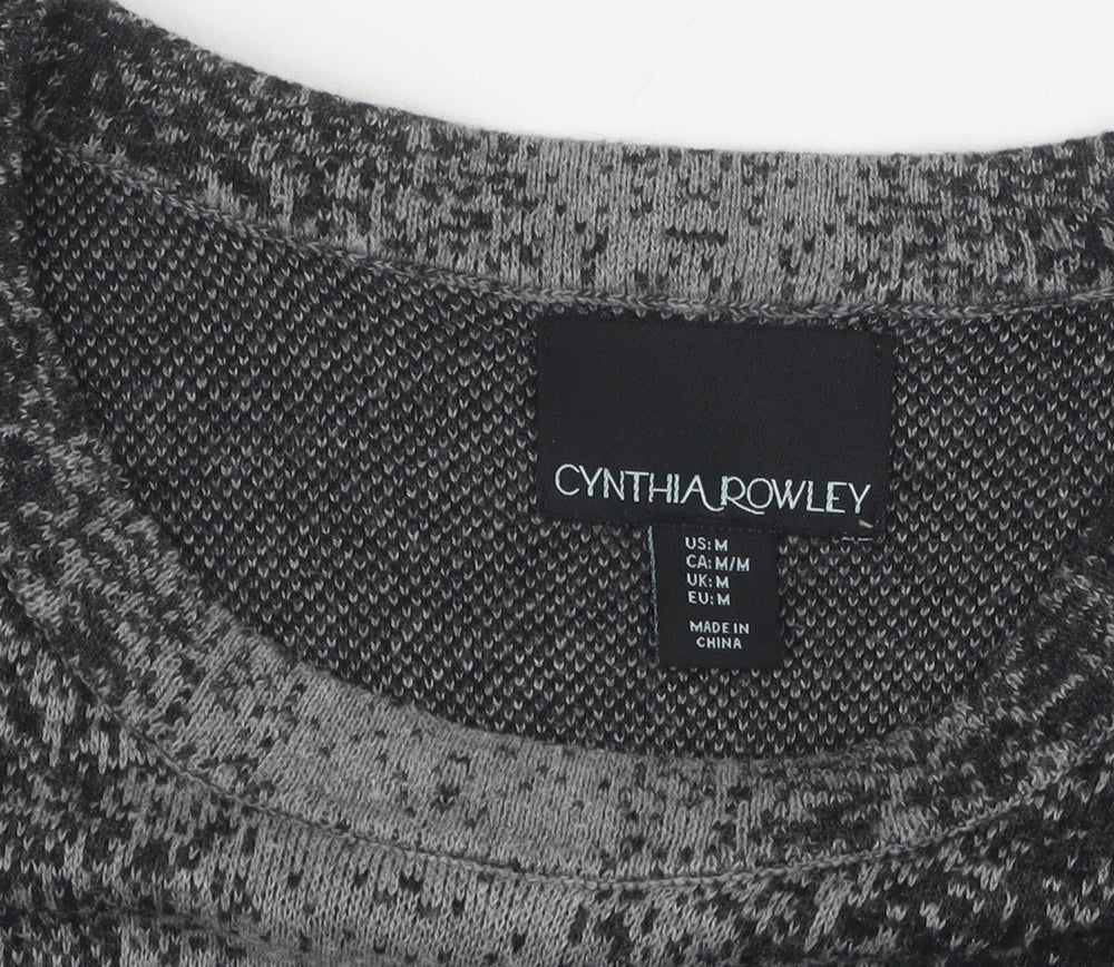 Cynthia Rowley Women's Black Pullover Jumper M