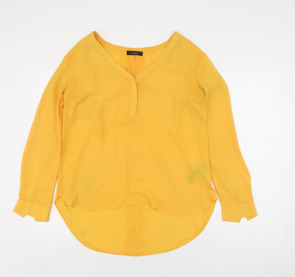 Womens UK Size 12 Marks and Spencer Yellow  Blouse