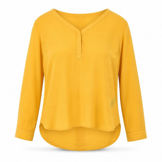 Womens UK Size 12 Marks and Spencer Yellow  Blouse