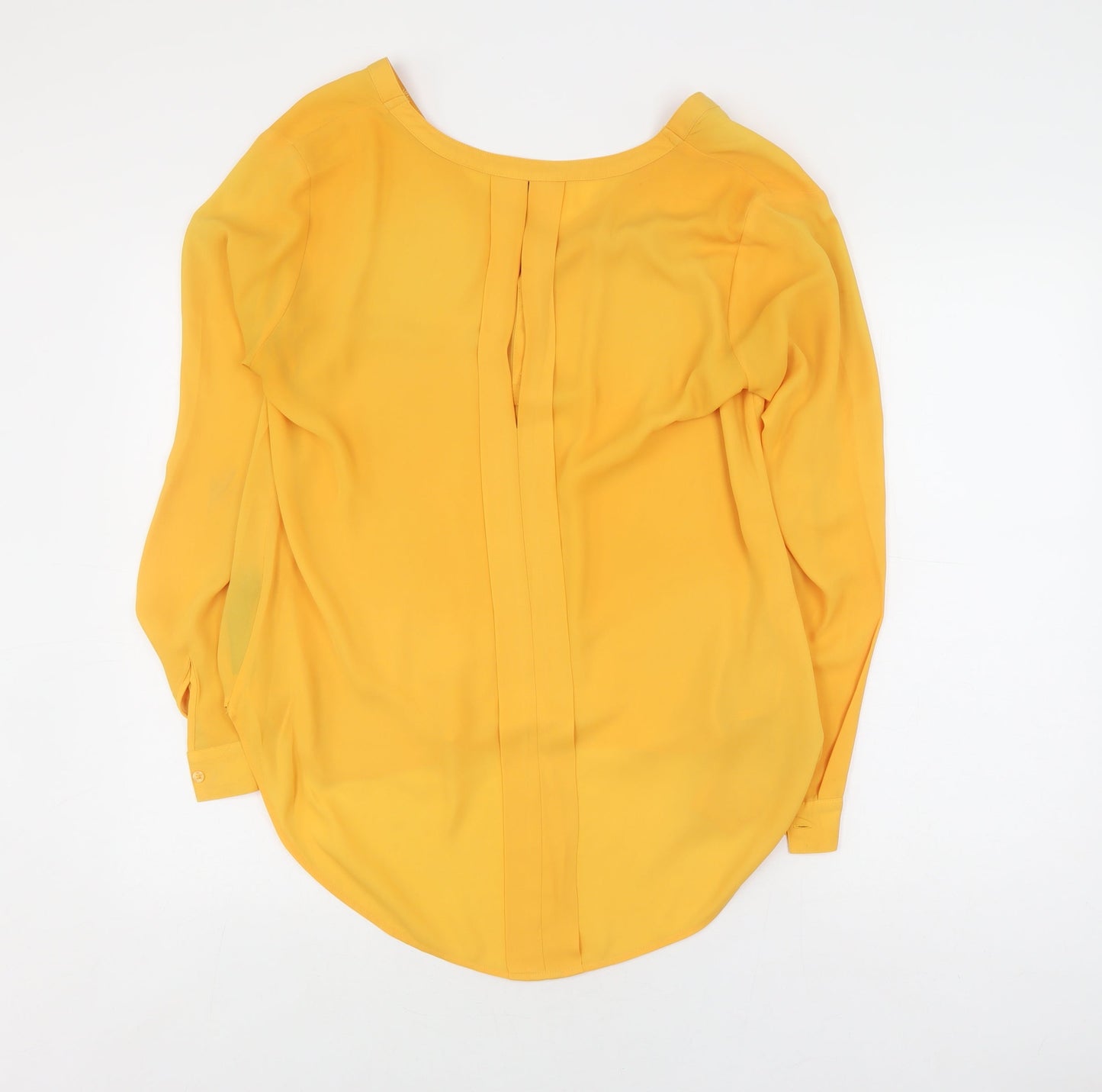 Womens UK Size 12 Marks and Spencer Yellow  Blouse
