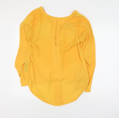 Womens UK Size 12 Marks and Spencer Yellow  Blouse