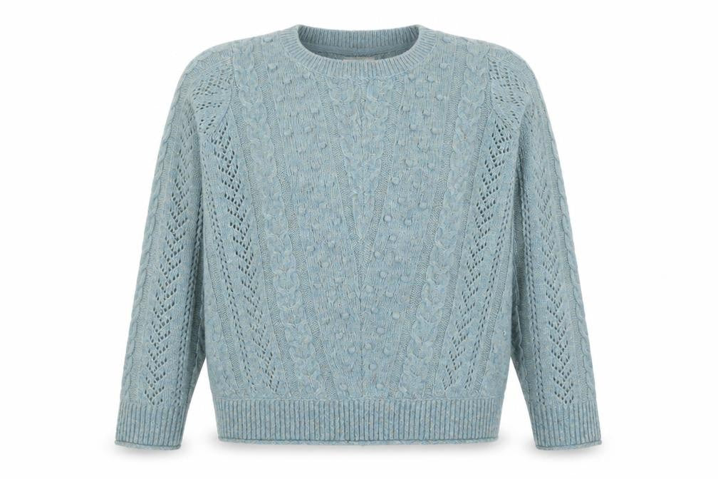 Womens UK Size 8 FatFace Blue Jumper Jumper