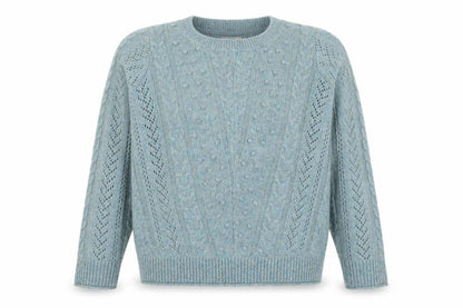 Womens UK Size 8 FatFace Blue Jumper Jumper
