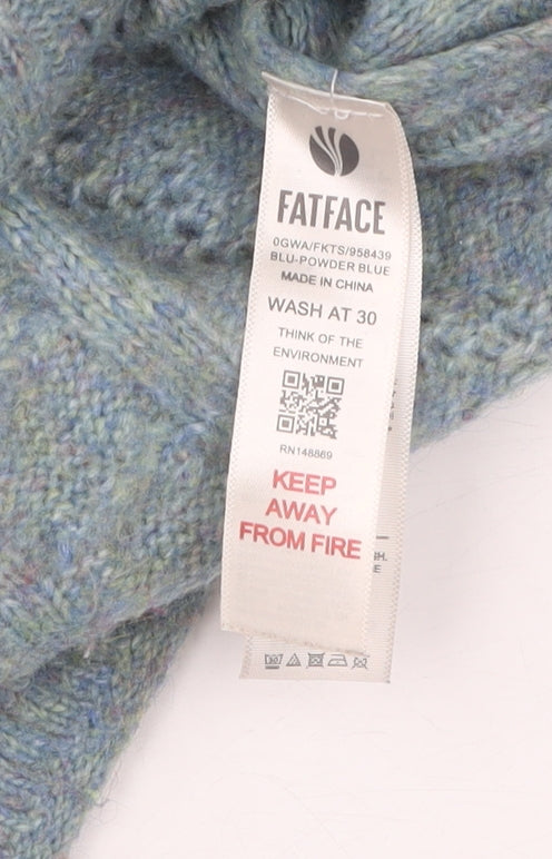 Womens UK Size 8 FatFace Blue Jumper Jumper
