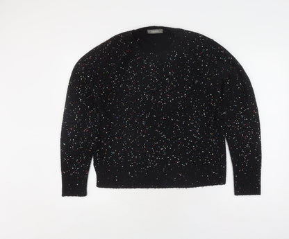 Womens UK Size L Oasis Black Pullover Jumper