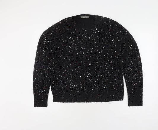 Womens UK Size L Oasis Black Pullover Jumper
