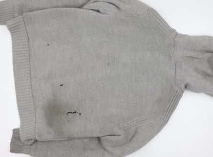 Dissident Men's Grey Hooded Knit Jacket XL
