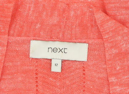 Next Women's Red Cardigan, Size 12, Lightweight, Casual