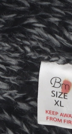 Womens UK Size XL Bm Casual Grey Cardigan Jumper