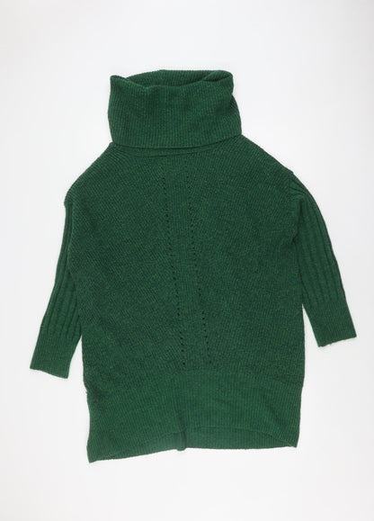 Womens UK Size M Red Herring Green Pullover Jumper
