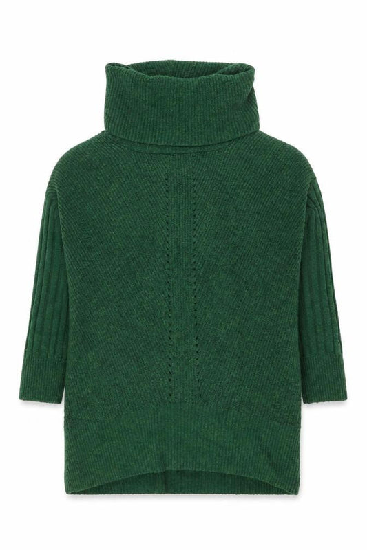 Womens UK Size M Red Herring Green Pullover Jumper
