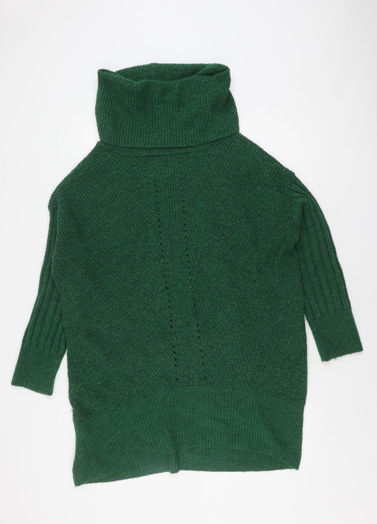 Womens UK Size M Red Herring Green Pullover Jumper