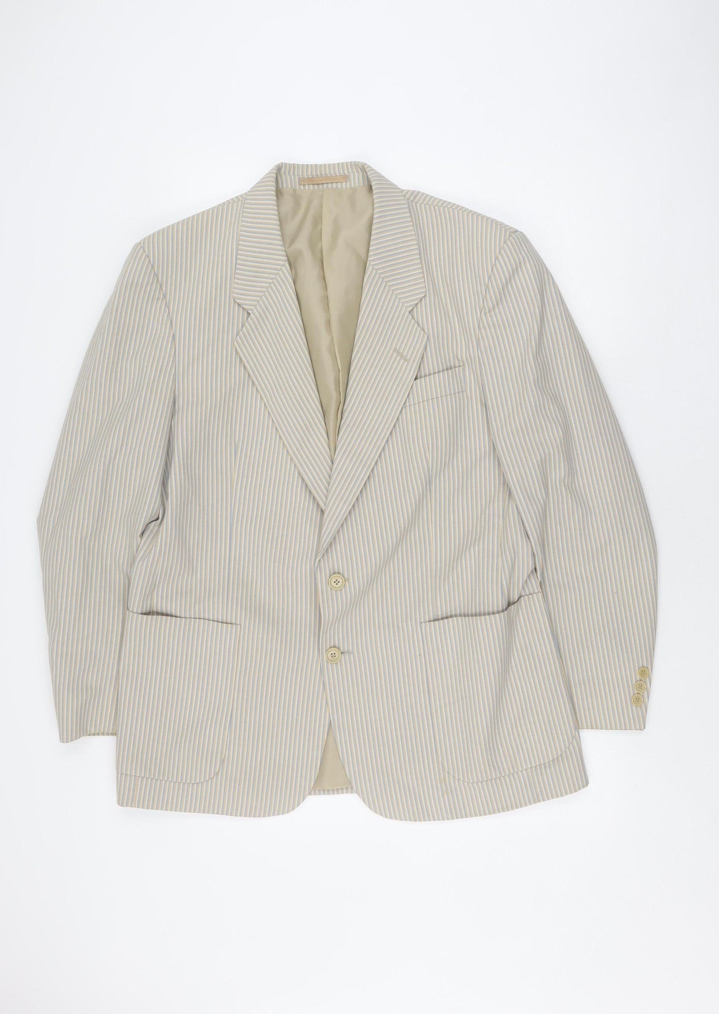Mens UK Size 42 Gurteen Regular Beige Suit Jacket