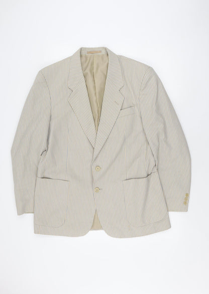 Mens UK Size 42 Gurteen Regular Beige Suit Jacket