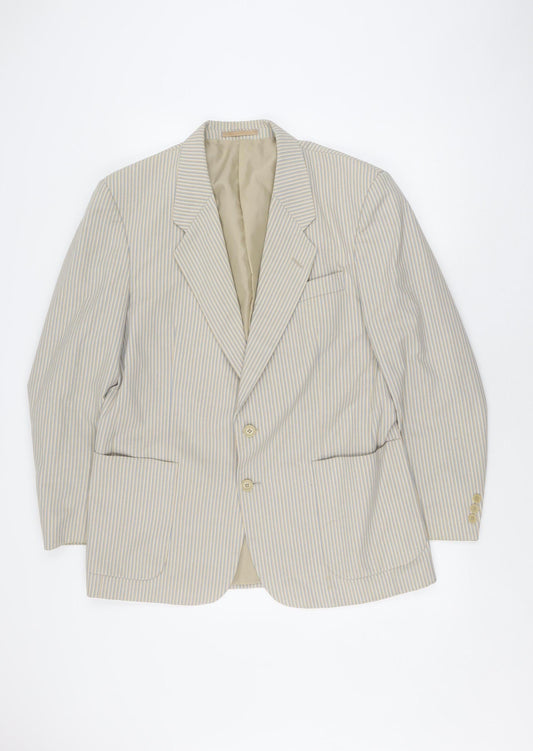 Mens UK Size 42 Gurteen Regular Beige Suit Jacket