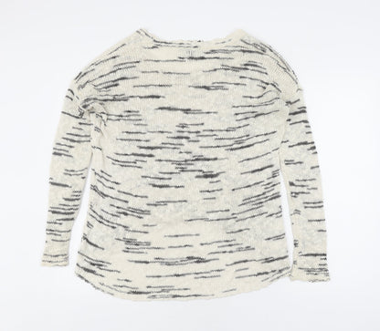 Womens UK Size S Mango Multicoloured Pullover Jumper