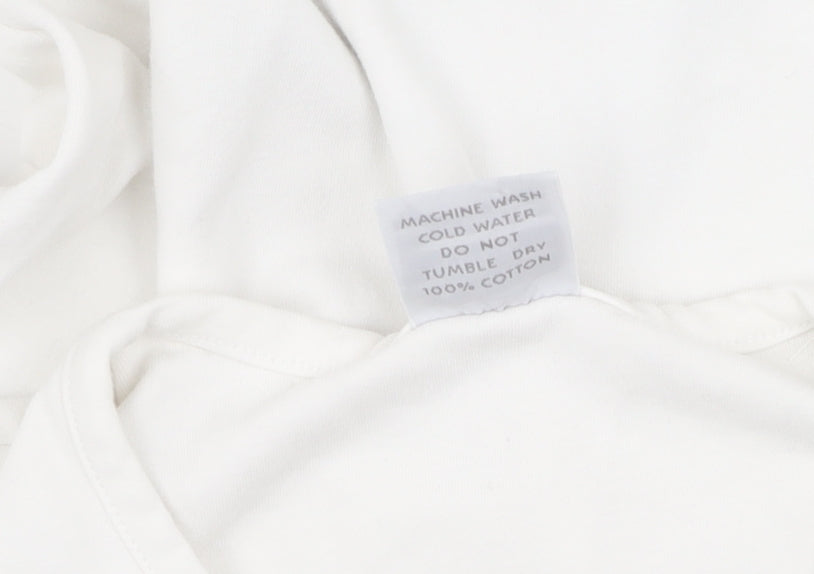 Jim Thompson White T-Shirt with Butterfly Print, Women, S