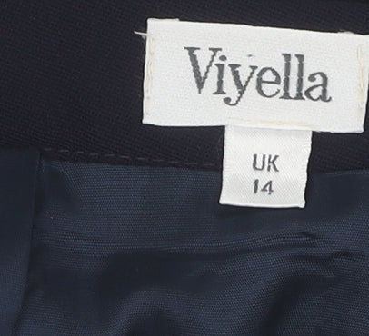 Womens UK Size 14 Viyella Straight & Pencil  Skirt
