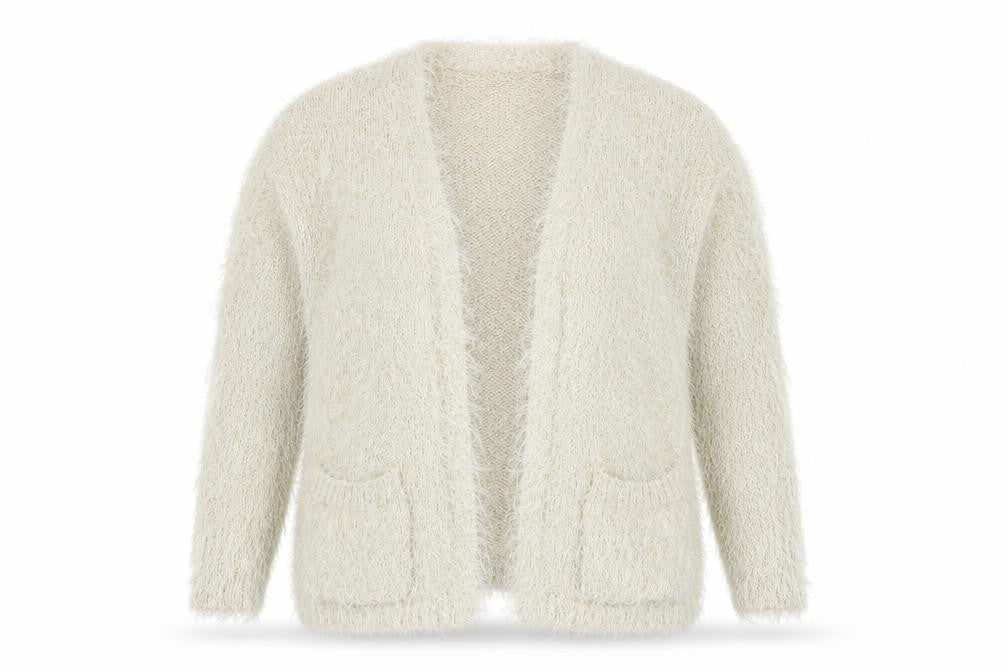 Womens UK Size  River Island Ivory Cardigan Jumper