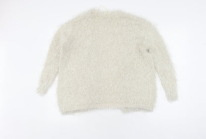 Womens UK Size  River Island Ivory Cardigan Jumper