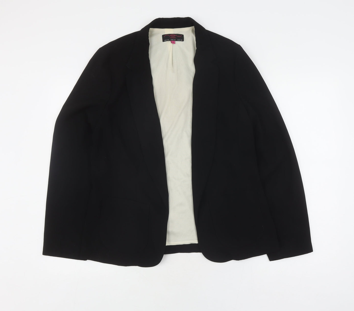 New Look Women's Black Blazer Size 14