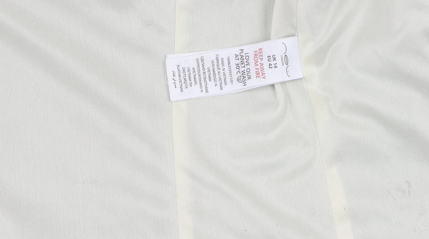 New Look Women's Black Blazer Size 14