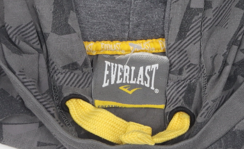 Everlast Boys Grey Camouflage Pullover Hoodie, Size 8 Years