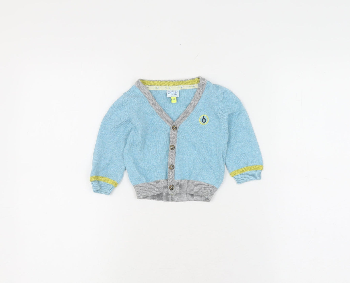 Baker by Ted Baker Unisex Baby Cardigan 3-6 Months Blue