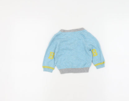 Baker by Ted Baker Unisex Baby Cardigan 3-6 Months Blue
