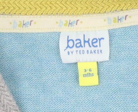 Baker by Ted Baker Unisex Baby Cardigan 3-6 Months Blue