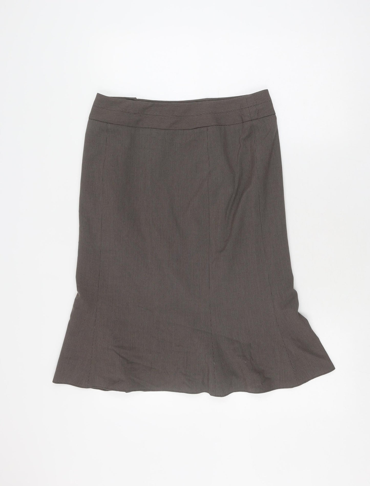 Next Women's Brown Petite Pencil Skirt Size 10