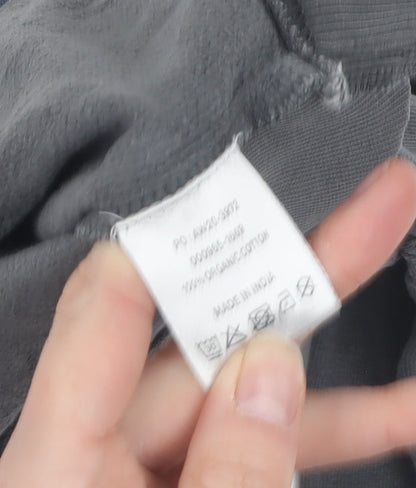 Hush Women’s Grey Graphic Pullover Jumper XS