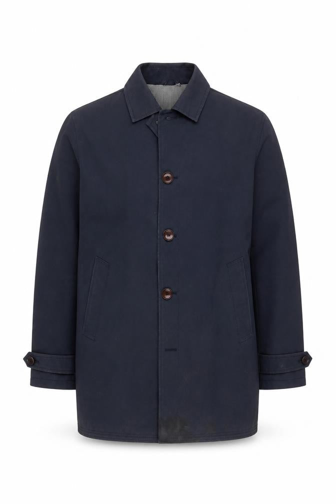 Mens UK Size M Burton Menswear Blue Overcoat