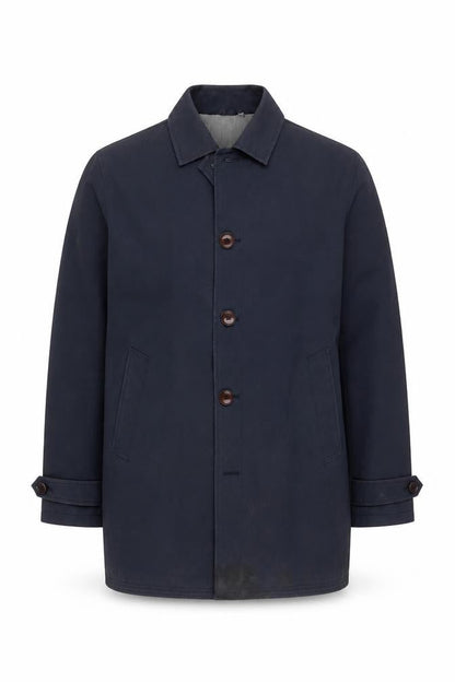 Mens UK Size M Burton Menswear Blue Overcoat