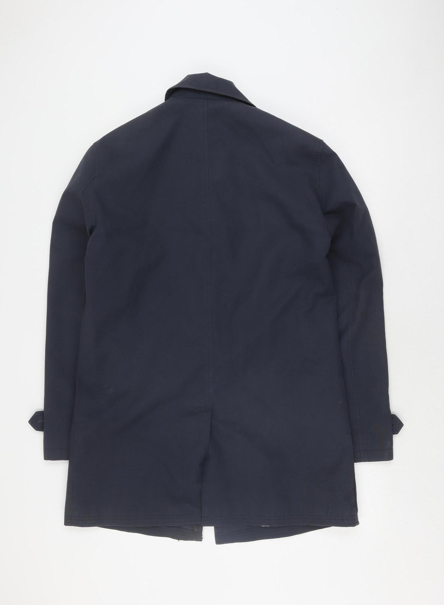 Mens UK Size M Burton Menswear Blue Overcoat