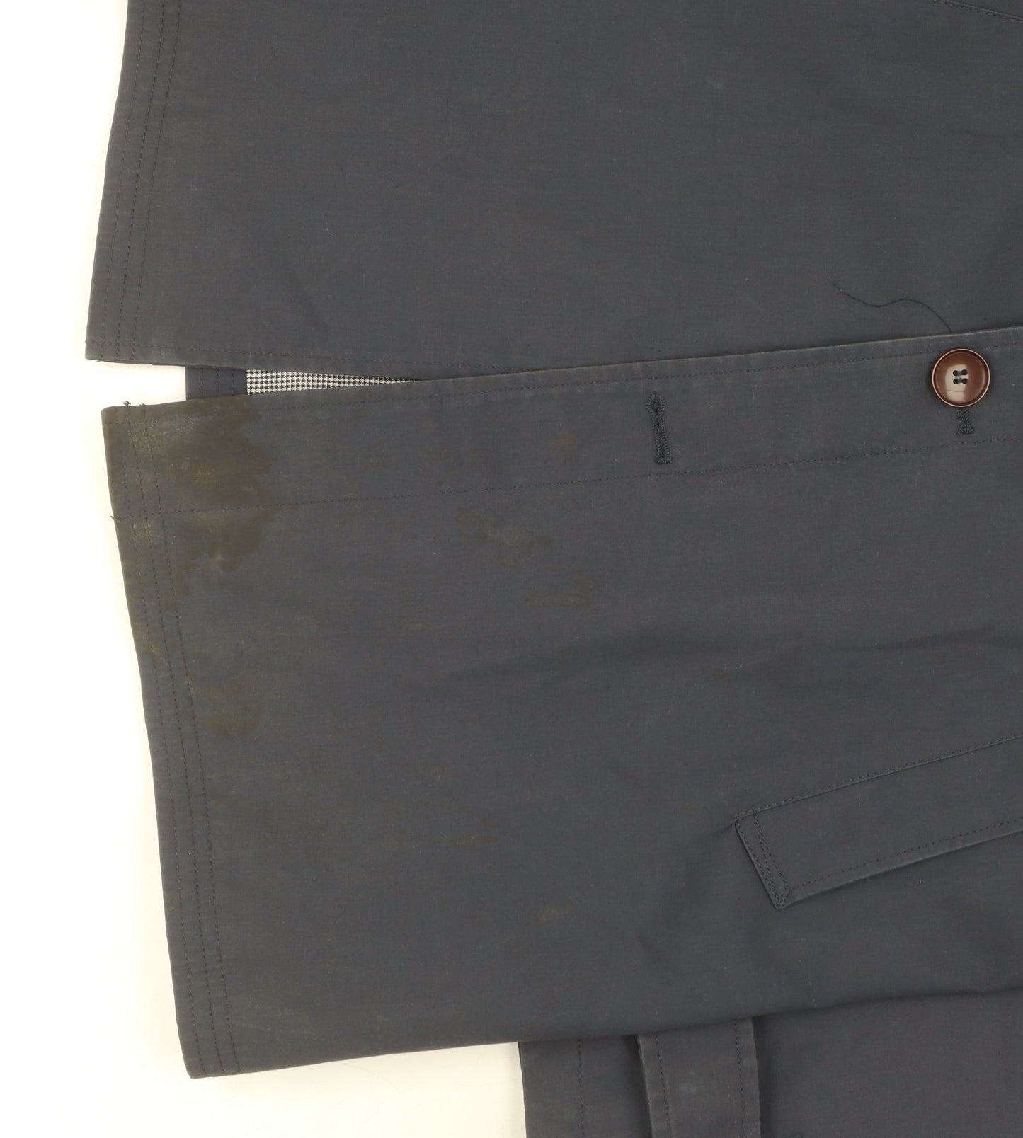 Mens UK Size M Burton Menswear Blue Overcoat