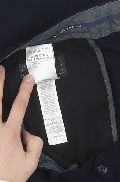 Marks and Spencer Men's 34 Blue Dress Pants