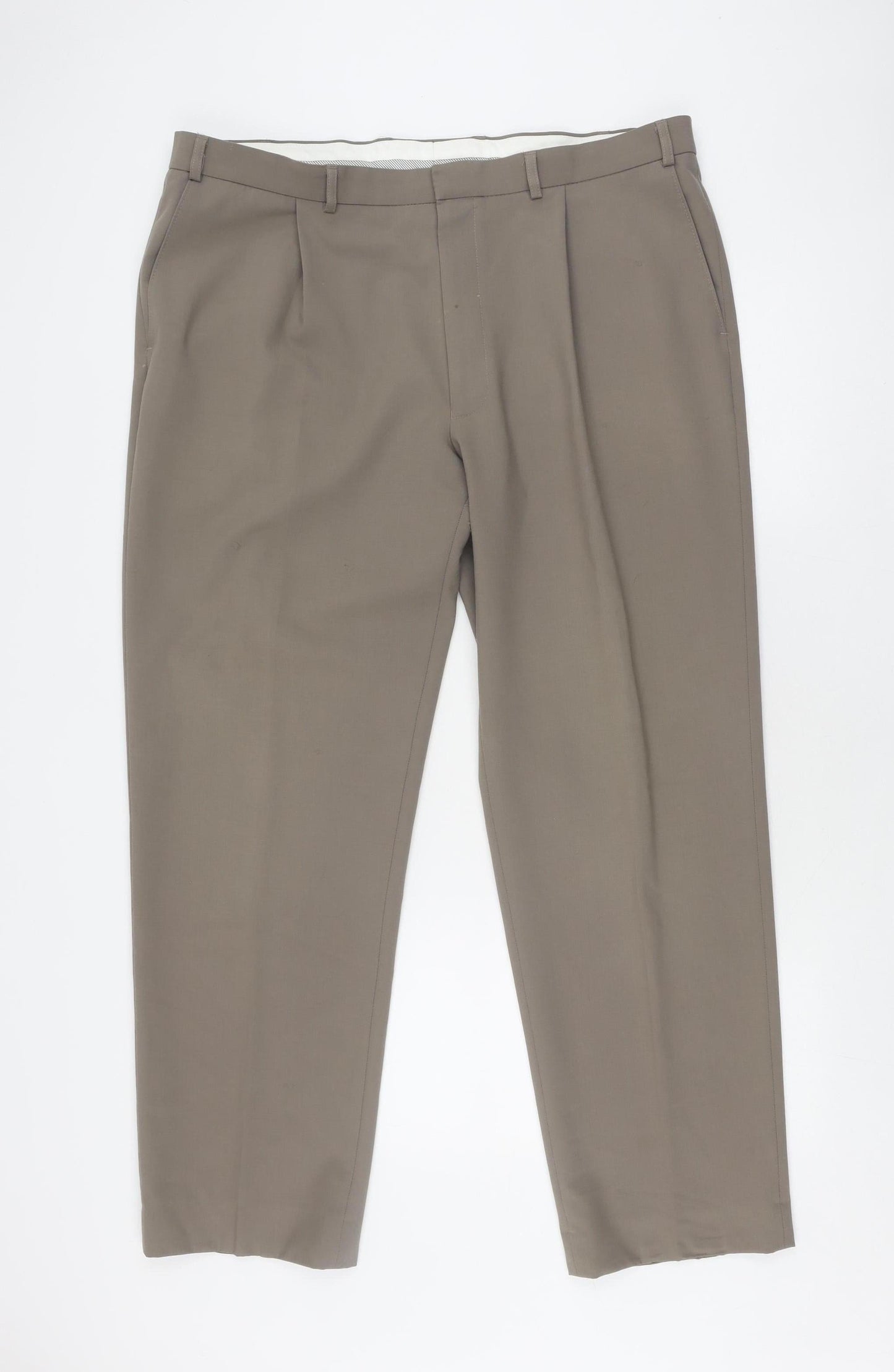 Marks and Spencer Men's Brown Dress Pants - L