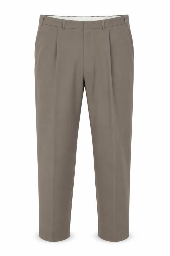 Mens UK Size L Marks and Spencer Regular Fit Dress Pants Brown Trousers
