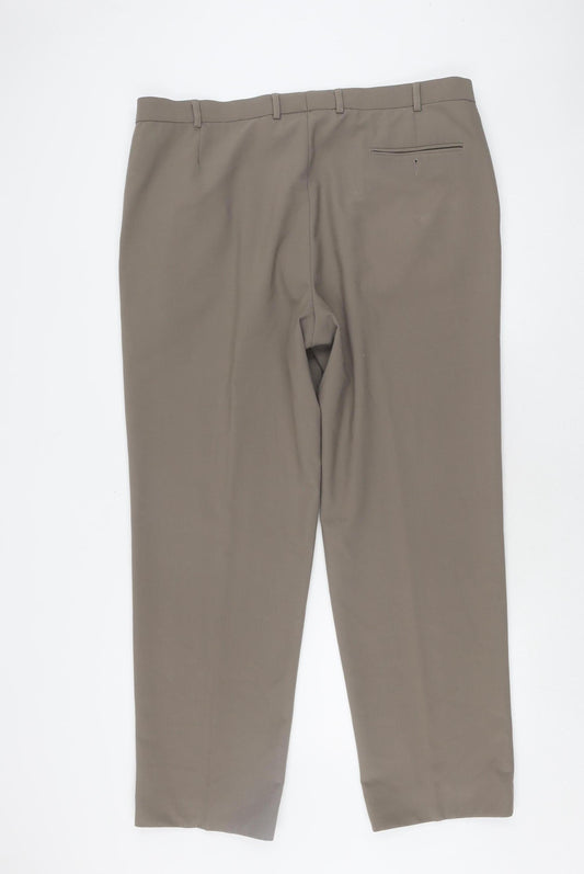 Marks and Spencer Men's Brown Dress Pants - L