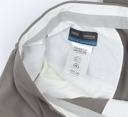 Marks and Spencer Men's Brown Dress Pants - L