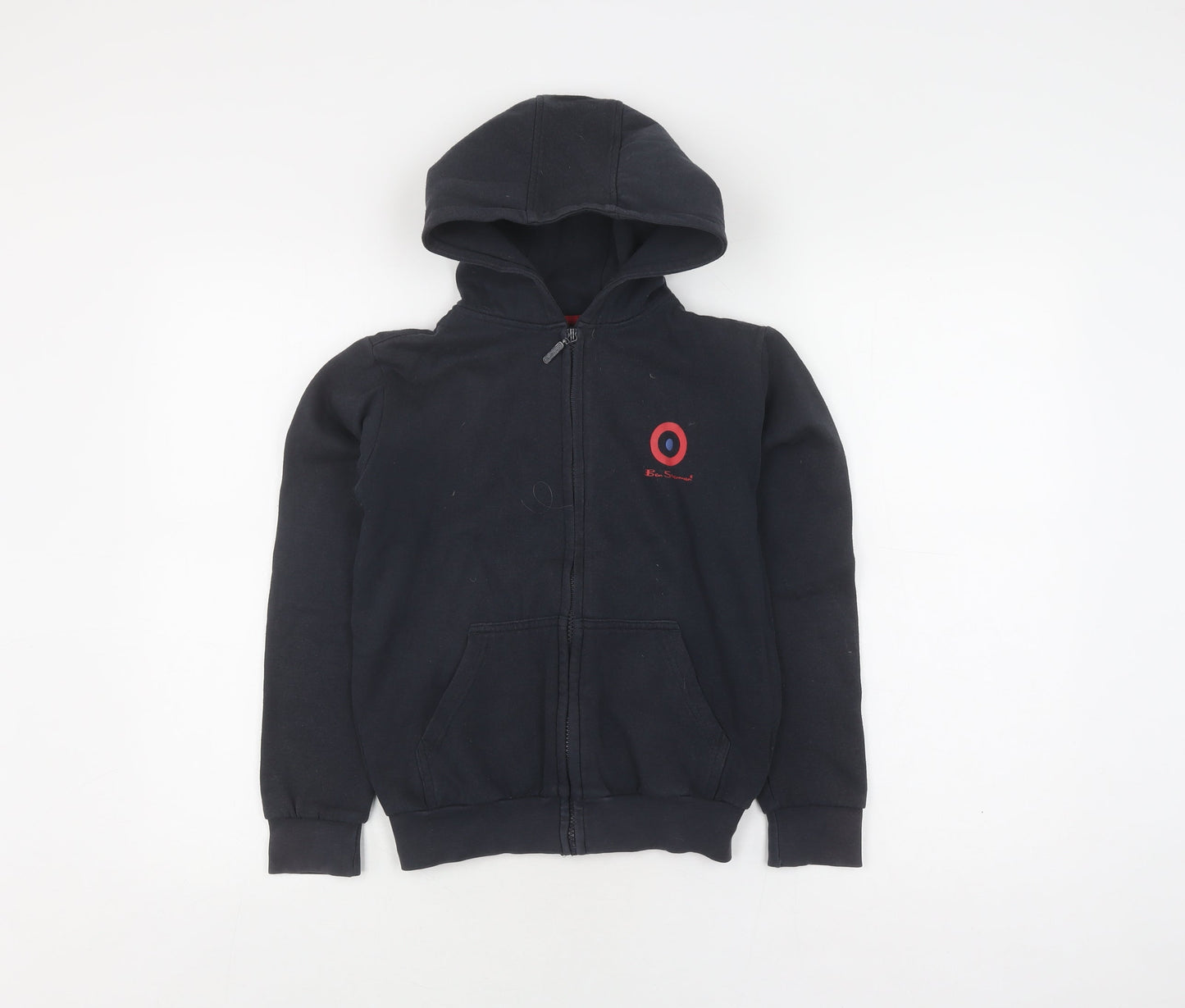 Ben Sherman Boys Blue Full Zip Hoodie 10-11 Years