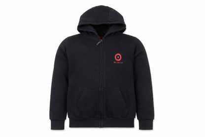 Front view of Ben Sherman boys’ blue full zip hoodie 10-11 years