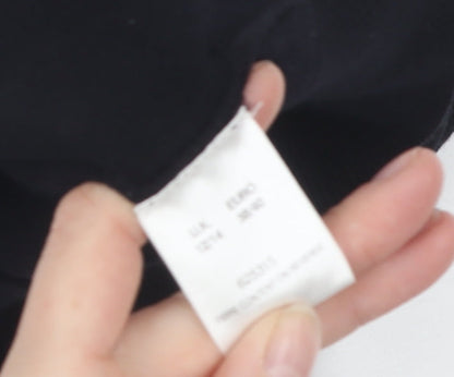 Eastex Women's Black Pullover Jumper, Size 12, Embroidered